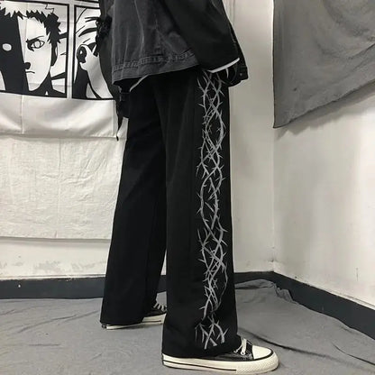 Japanese Oversize Graphic Wide Sweatpants