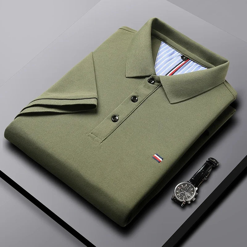 Men's Casual Fashion Polo Shirt Breathable and Comfortable Top
