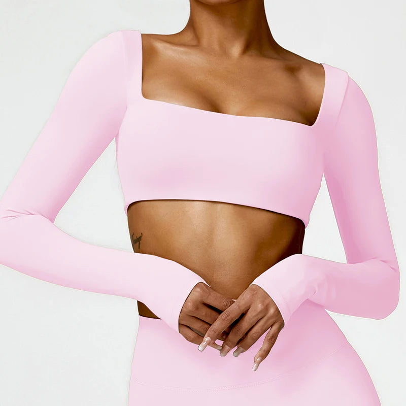 Sports Long sleeved Wear T-shirt Top