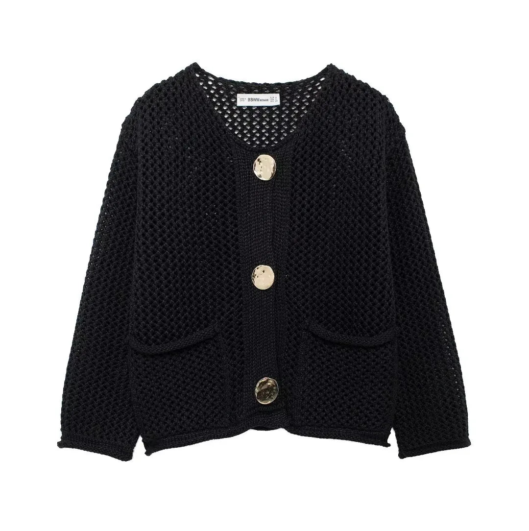 Cardigans For Women Casual Button Long Sleeve Female Sweater