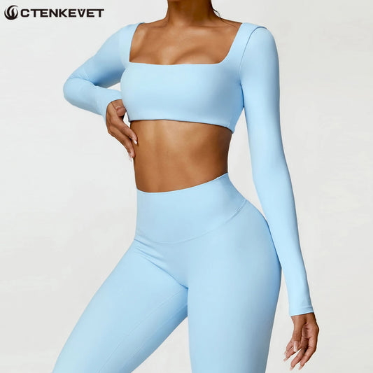Sports Long sleeved Wear T-shirt Top