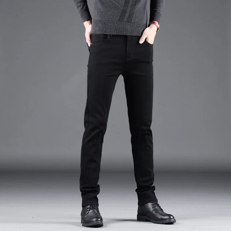 Straight fit Black jeans For Men