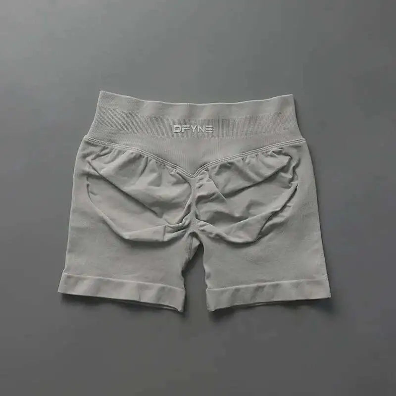 Yoga Seamless Scrunch Bum Workout Gym Booty Stretch Running Shorts