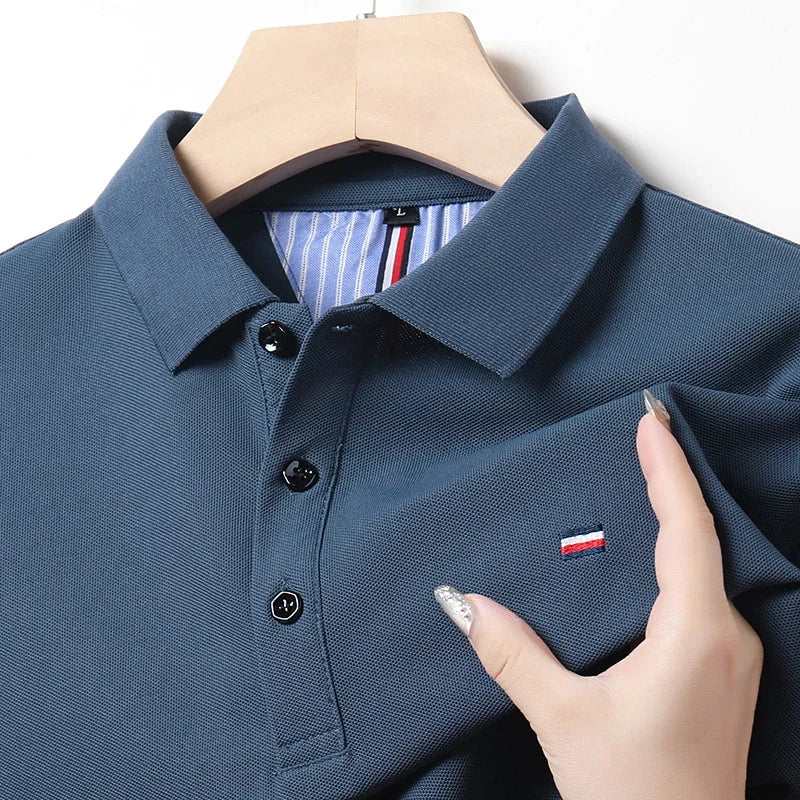 Men's Casual Fashion Polo Shirt Breathable and Comfortable Top