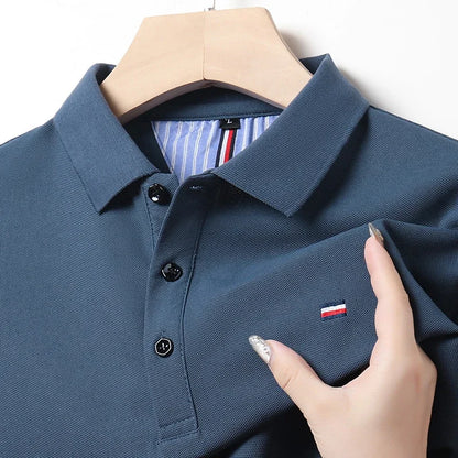 Men's Casual Fashion Polo Shirt Breathable and Comfortable Top