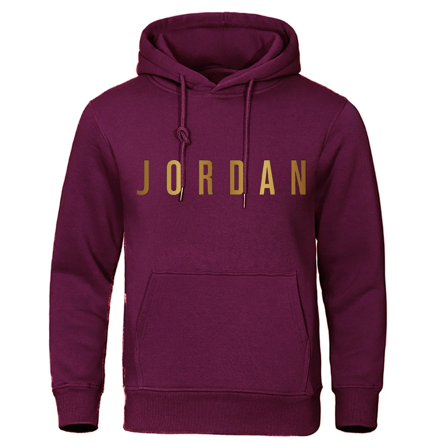 Printed men's hooded loose fashionable versatile sports shirt with pullover