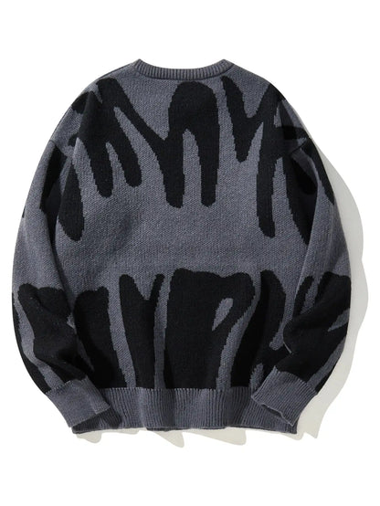 New Sweater Casual Round Neck Pullover