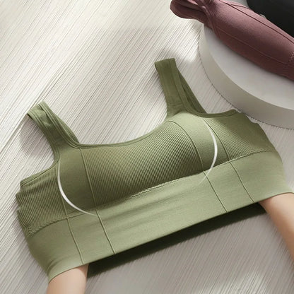 Sports Bra Anti-Sweat Fitness Top Women Seamless Yoga Bra