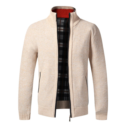Warm Cardigan Men Fleece Sweaters Jersey