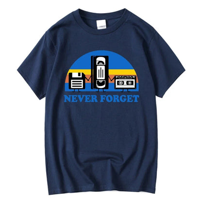 T-Shirt Men Loose Casual Breathable Short Sleeve