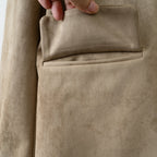 Winter New Women Fashion Suede Basic Jacket Basic Blazer