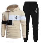 Men's Tracksuit Hooded Sweatshirts and Jogger Pants High Quality