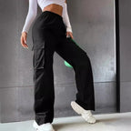 Fashion Women Baggy Joggers Cargo Pant Trousers