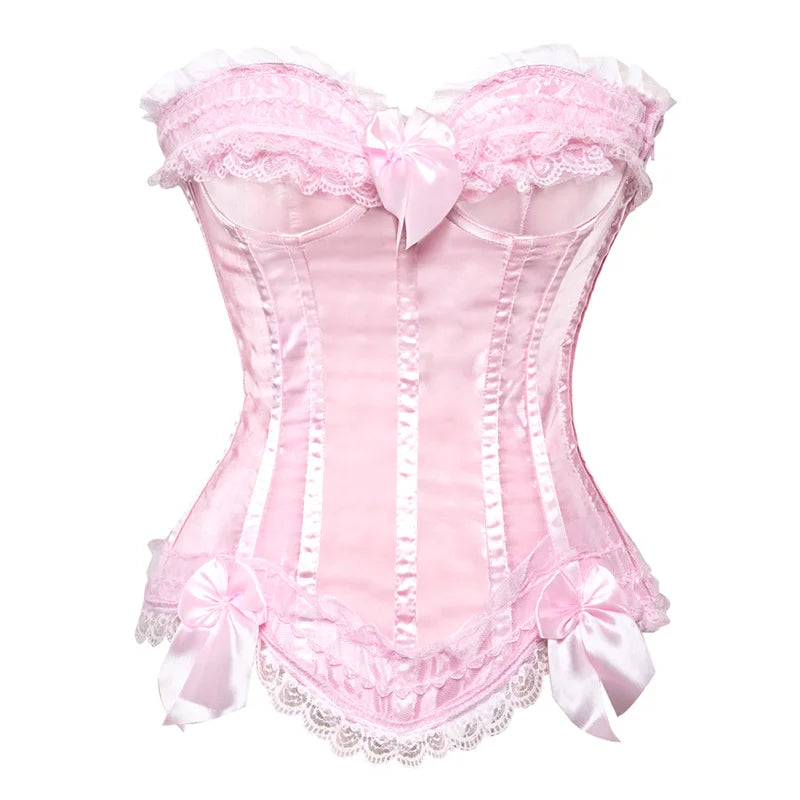 Sexy Satin Corset Top for Women