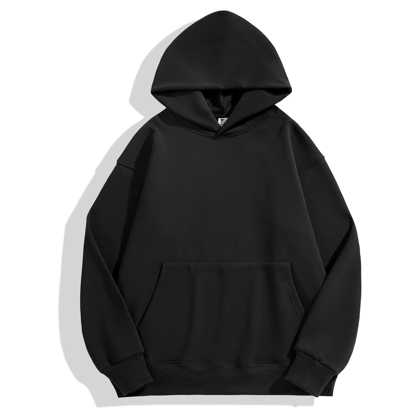 Men Thickened Tight Polar Fleece Pullover Hoodie