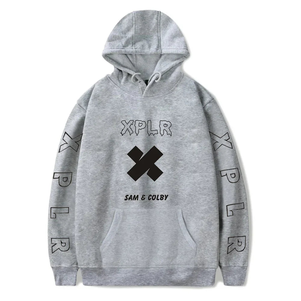 Printed Sam and Colby Hoodies Sweatshirts