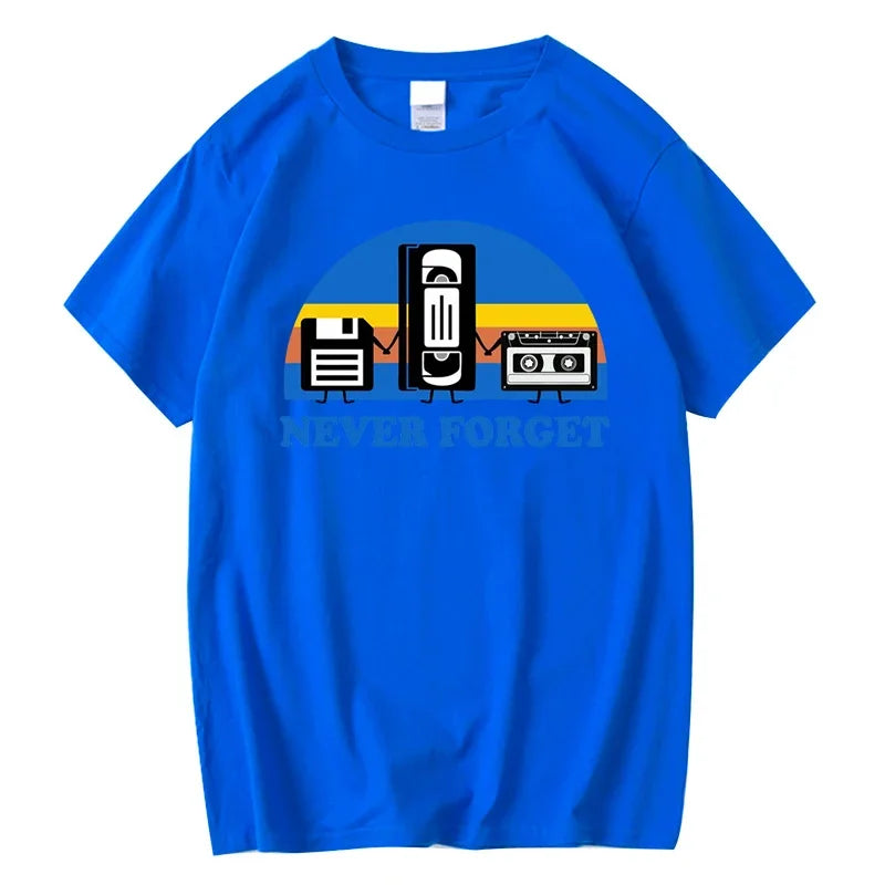 T-Shirt Men Loose Casual Breathable Short Sleeve