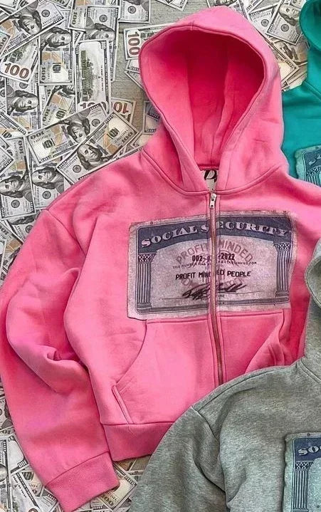 men and women printed personalized patterns street style long sleeves