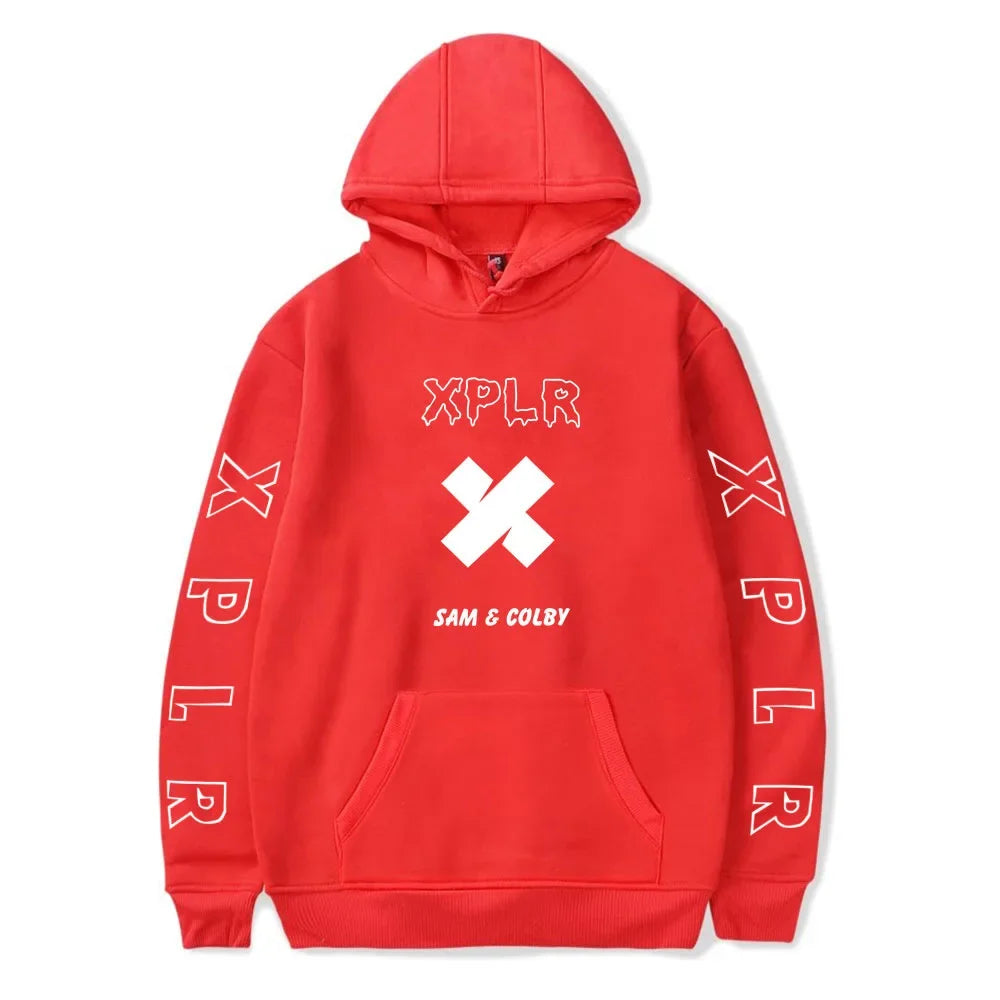 Printed Sam and Colby Hoodies Sweatshirts