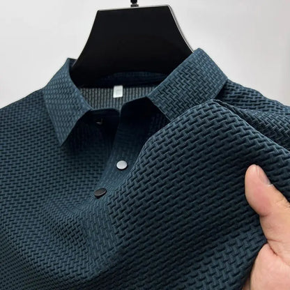Summer New Men's Short Sleeve T-shirt Cool and Breathable POLO Shirt