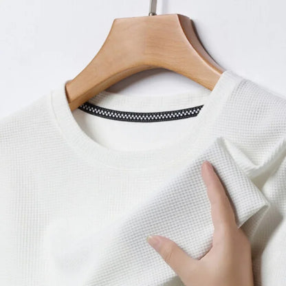 New Summer Round Neck Short Sleeved T-shirt for Men's Short Sleeved Top