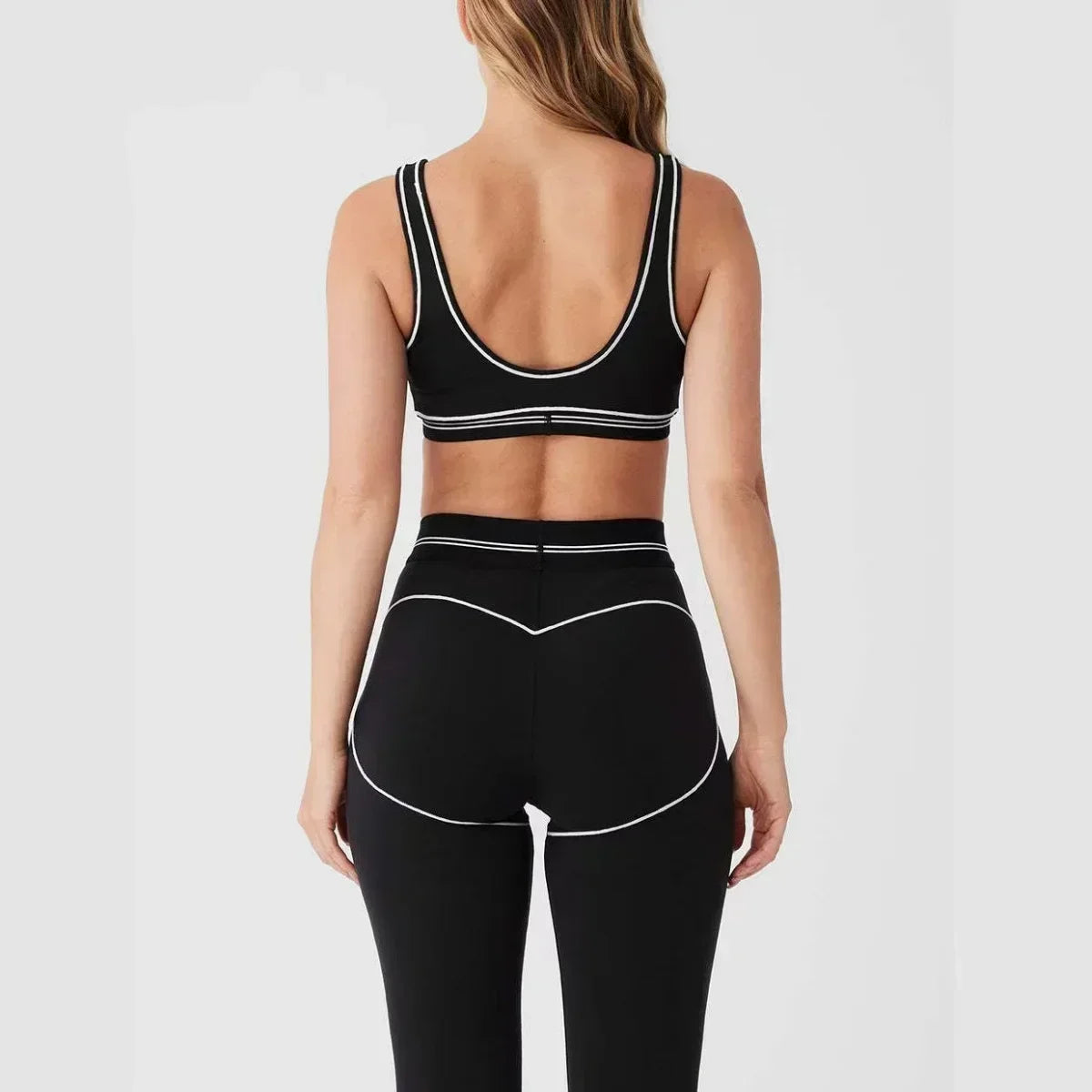 Sport Bra for Women Slimming Elastic Fitness Running Set