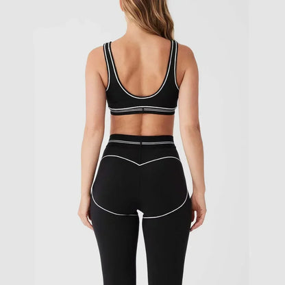Sport Bra for Women Slimming Elastic Fitness Running Set