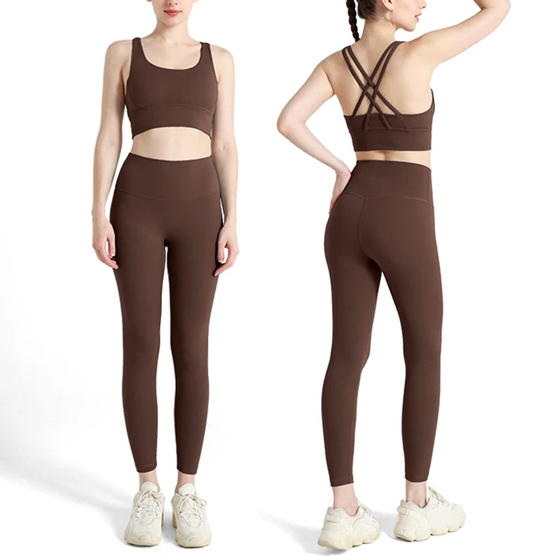 Women's Clothing Sports Bra Leggings Suit