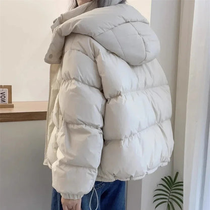 Warm Loose Puffer Jacket For Female