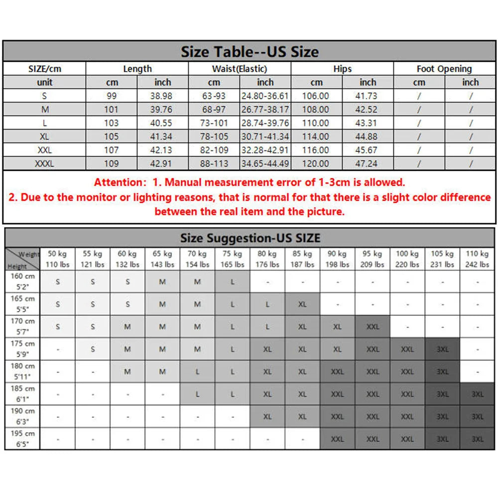 Men's Beach Pants  Streetwear Cotton Sweatpants
