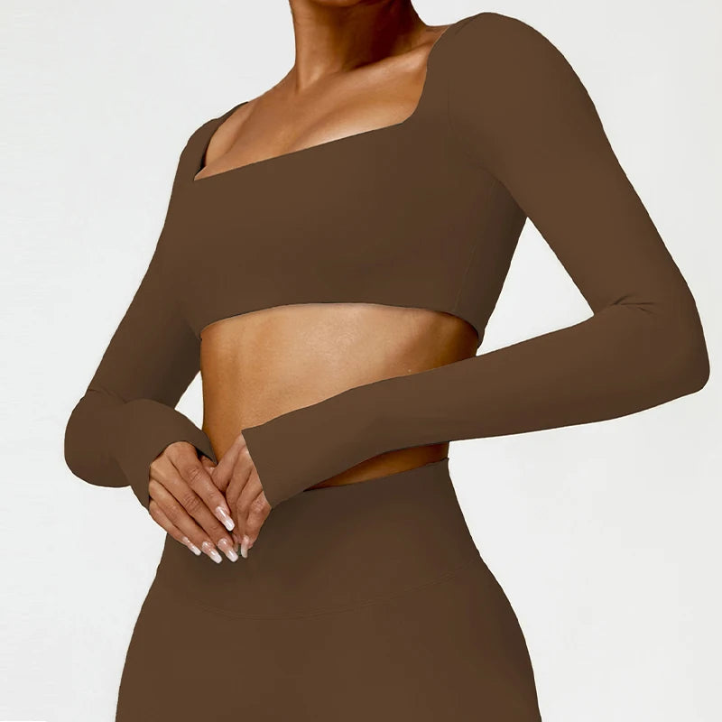 Sports Long sleeved Wear T-shirt Top