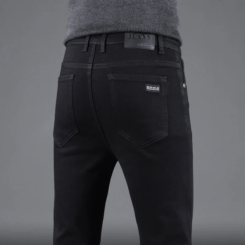 Straight fit Black jeans For Men