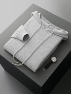Men Hooded Pullover Sweater Long Sleeve Casual Style Clothing Tops
