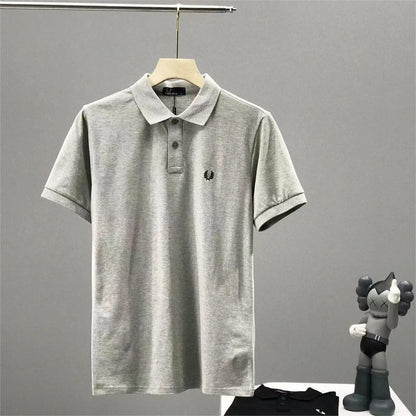 2025 New Men's Leisure POLO Shirt High Quality sleeved Shirt