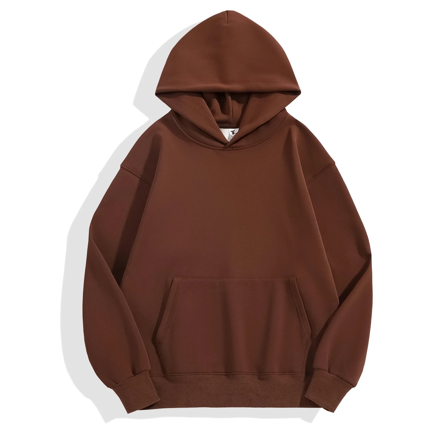 Men Thickened Tight Polar Fleece Pullover Hoodie
