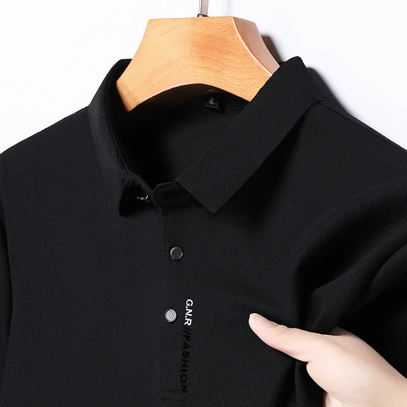 Men's Short Sleeve Solid Color Polo Shirt Top New Arrivals