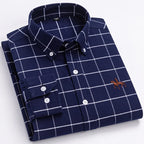 Mens Leisure Embroidered Horse Shirts Streetwear