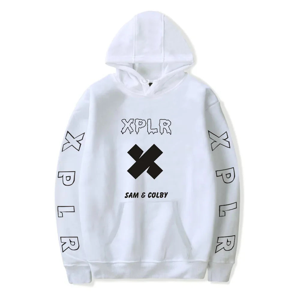 Printed Sam and Colby Hoodies Sweatshirts