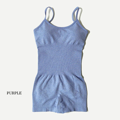 Yoga Set Women Fitness Sports Bra Workout Jump Suits Sportswear