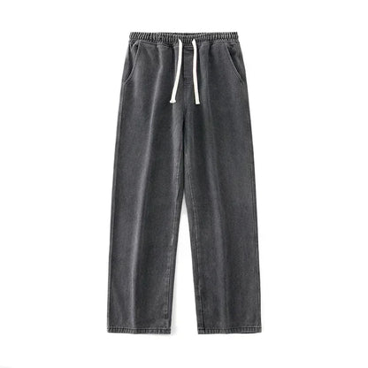 Men Loose Straight Wide Leg Pants