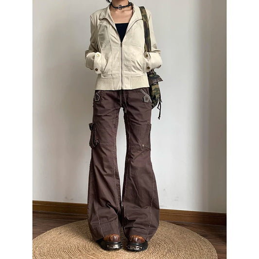 High Rise Flare Jeans for Women Streetwear
