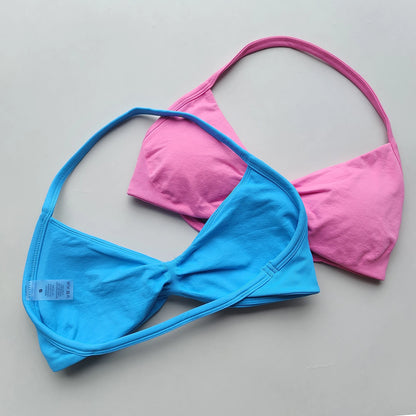 Sports Bra Strappy Backless Clothing