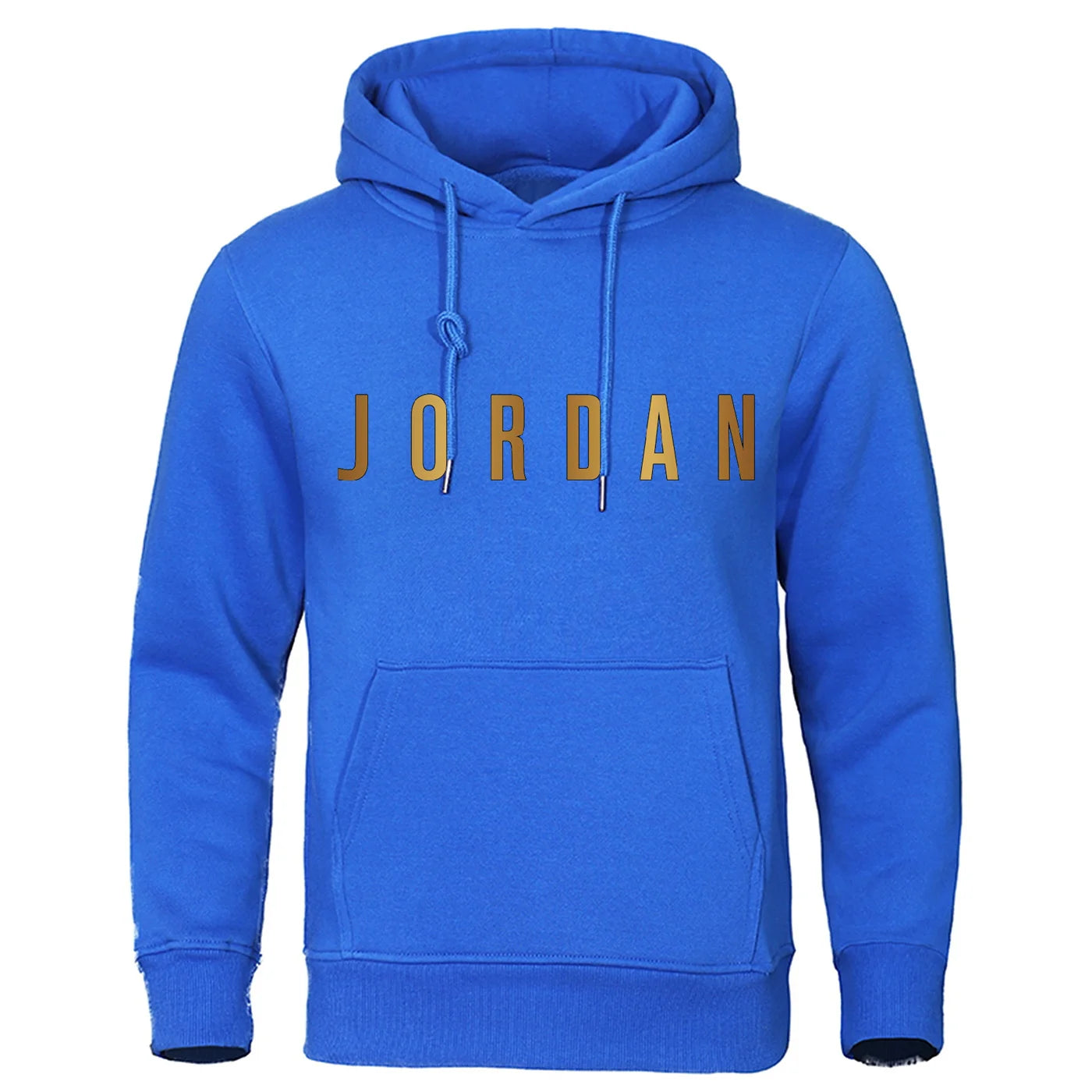 Printed men's hooded loose fashionable versatile sports shirt with pullover