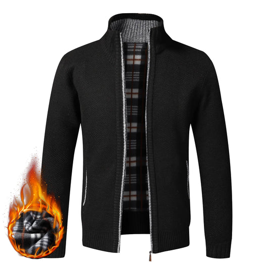 Warm Cardigan Men Fleece Sweaters Jersey