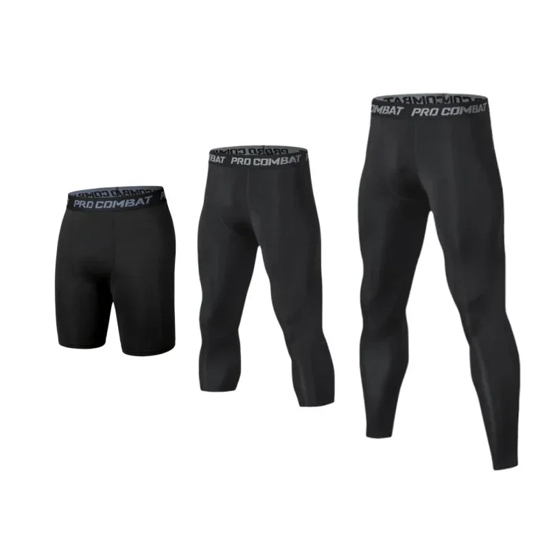Active Shorts with Leggings for Men's
