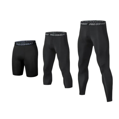 Mens Pants Tights Cool Dry Leggings Sports Athletic Workout Active Shorts