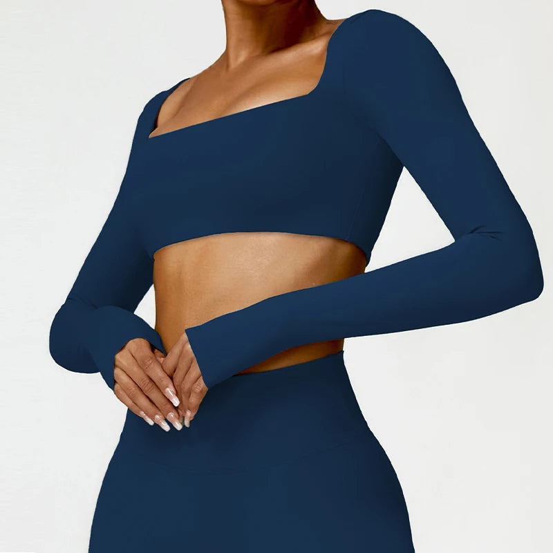 Sports Long sleeved Wear T-shirt Top