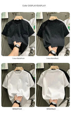 Summer Men Clothing T-shirt Round Neck Casual