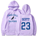 Women Hoodies T with Pocket Keith Scott