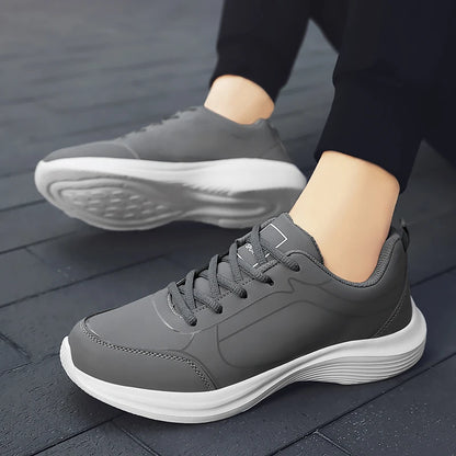 Men Casual Leather Sneakers